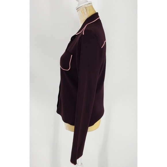 BCBGMaxAzria Button Front Split Cuff Cardigan - L - Picture 2 of 10